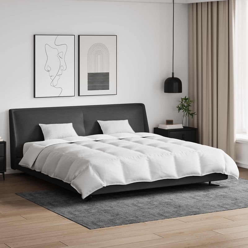 Chargez l'image dans la visionneuse de la galerie, Vidaxl dekbed set met kussen 3 pcs wit donsveertjes