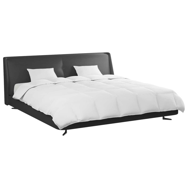 Afbeelding laden in galerijviewer, Vidaxl dekbed set met kussen 3 pcs wit donsveertjes