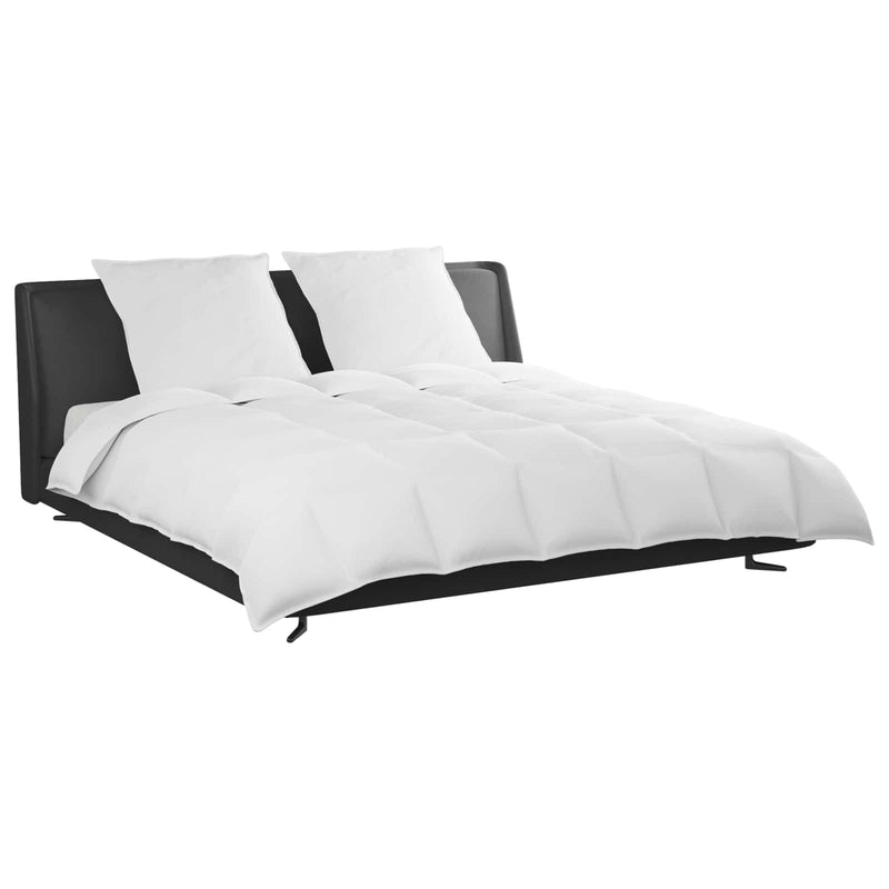 ギャラリービューアに画像をロードする, Vidaxl dekbed set met kussen 3 pcs wit donsveertjes
