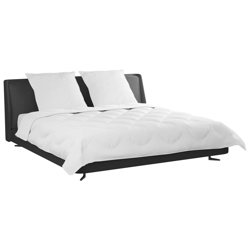Chargez l'image dans la visionneuse de la galerie, Vidaxl dekbed met kussens met kussen 3 pcs wit microvezel