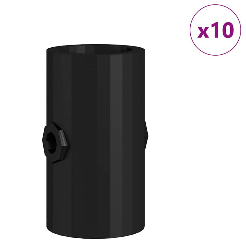 Afbeelding laden in galerijviewer, Vidaxl voetbal tafel stoppers 10 pcs zwart 1,7 x 1,7 x 3,2 cm pp