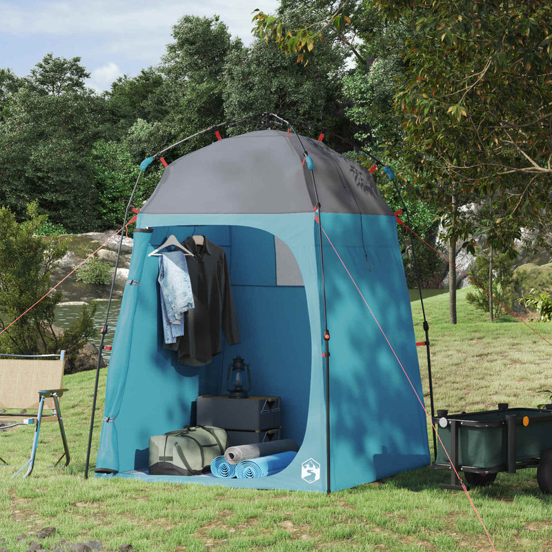 ギャラリービューアに画像をロードする, Vidaxl instant tent 2-person quick-release blauw 160 x 160 x 227 cm