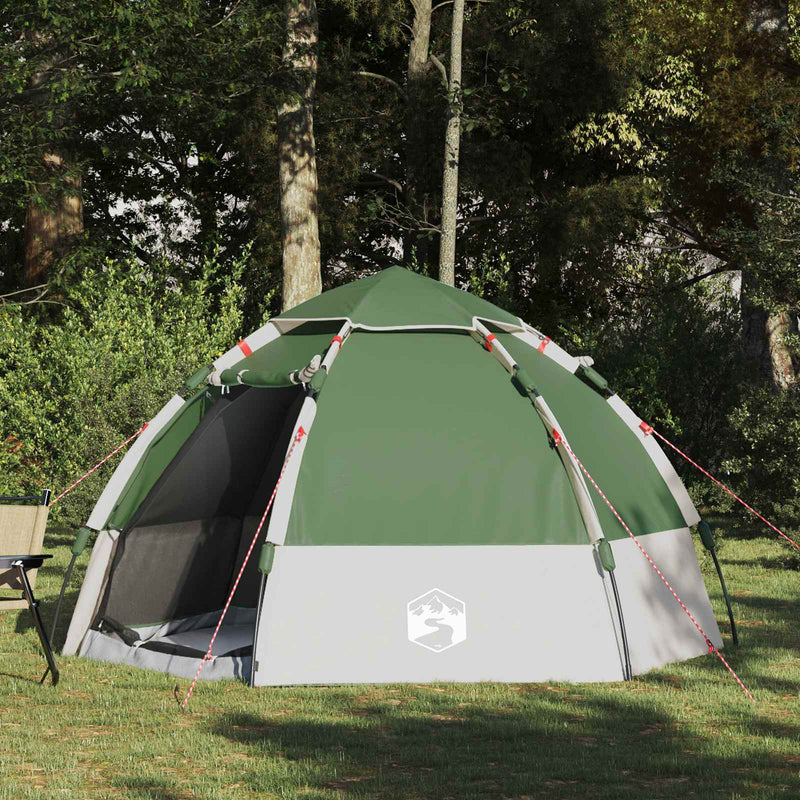 ギャラリービューアに画像をロードする, Vidaxl instant tent met regenhoes voor 4 personen met snelle release
