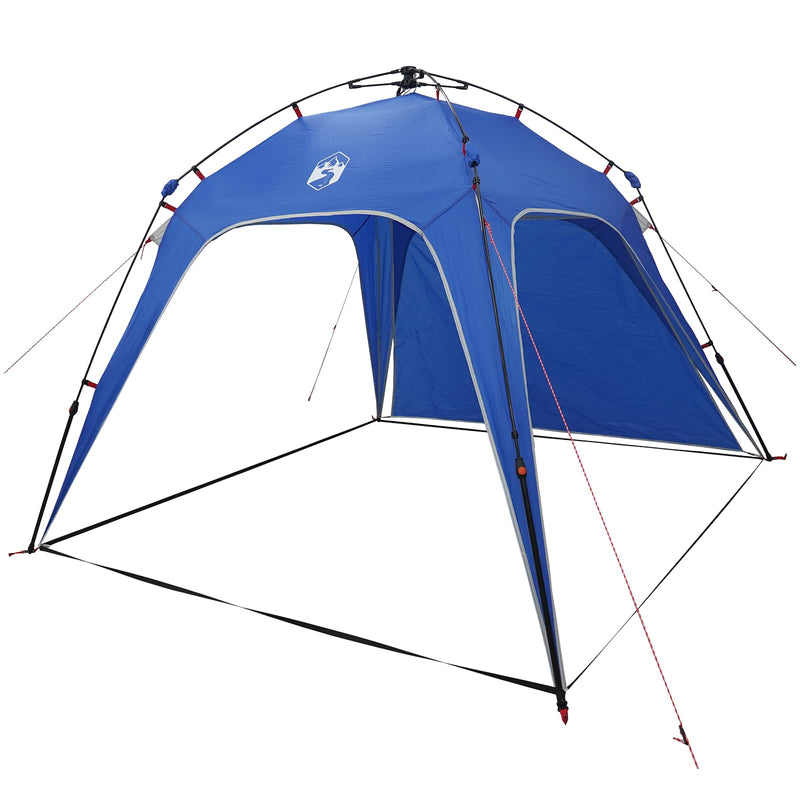 Chargez l'image dans la visionneuse de la galerie, Vidaxl instant tent 4-person quick-release azure blauw 185t polyester