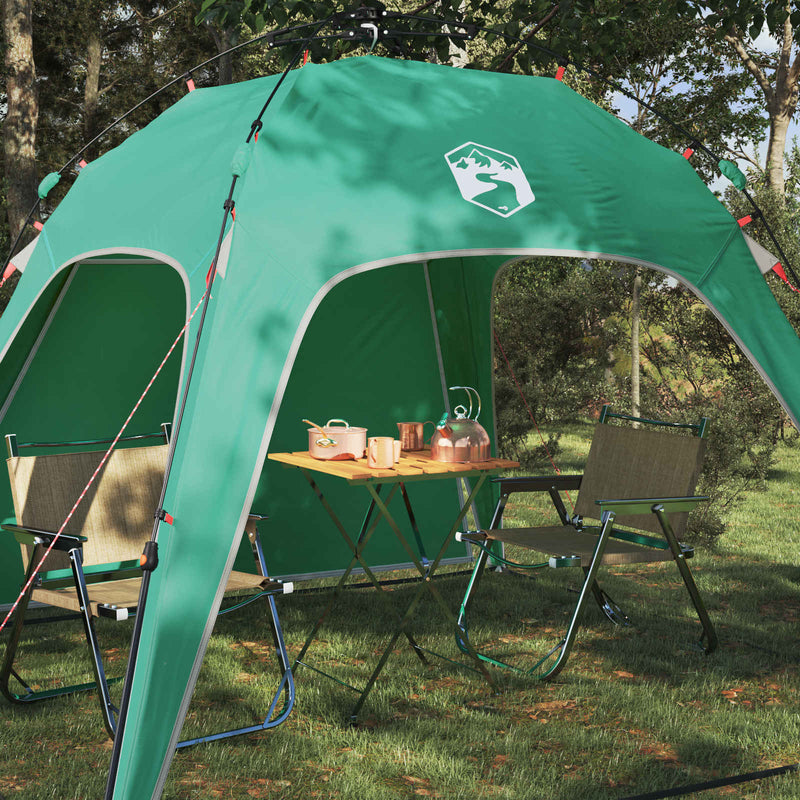 ギャラリービューアに画像をロードする, Vidaxl instant tent 4-person quick-release zeegroen 260 x 260 x 197 cm