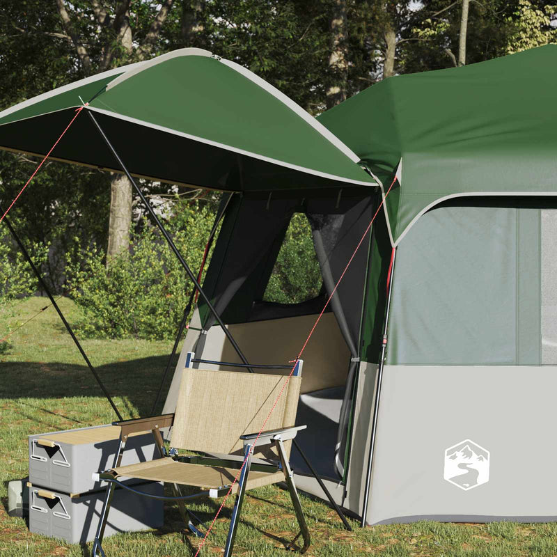 Chargez l'image dans la visionneuse de la galerie, Vidaxl instant tent met regenhuif voor 12 personen met snelontgrendeling