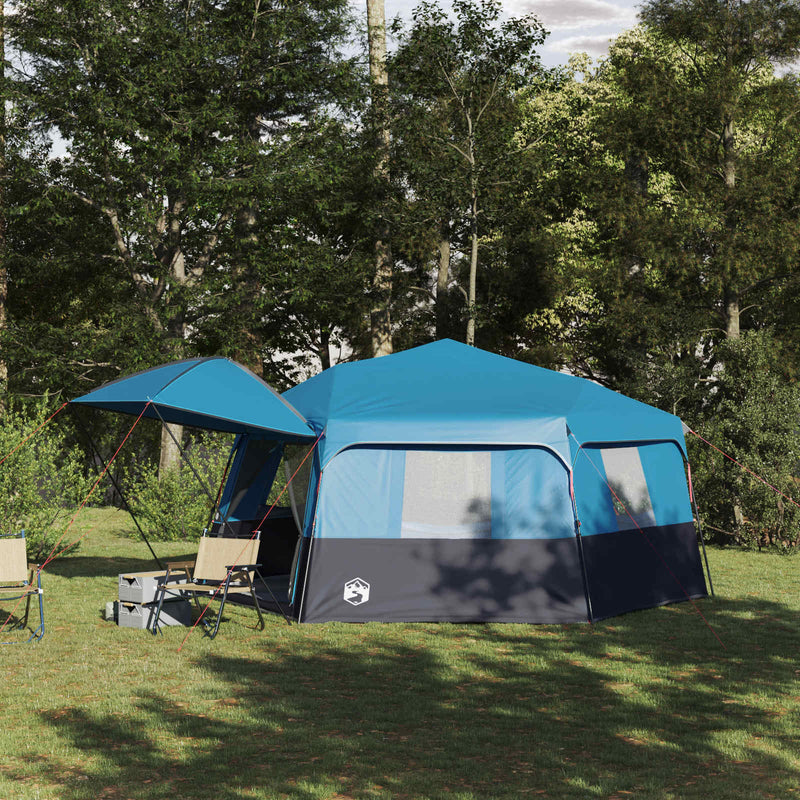 Chargez l'image dans la visionneuse de la galerie, Vidaxl instant tent met regenhuif voor 12 personen met snelontgrendeling