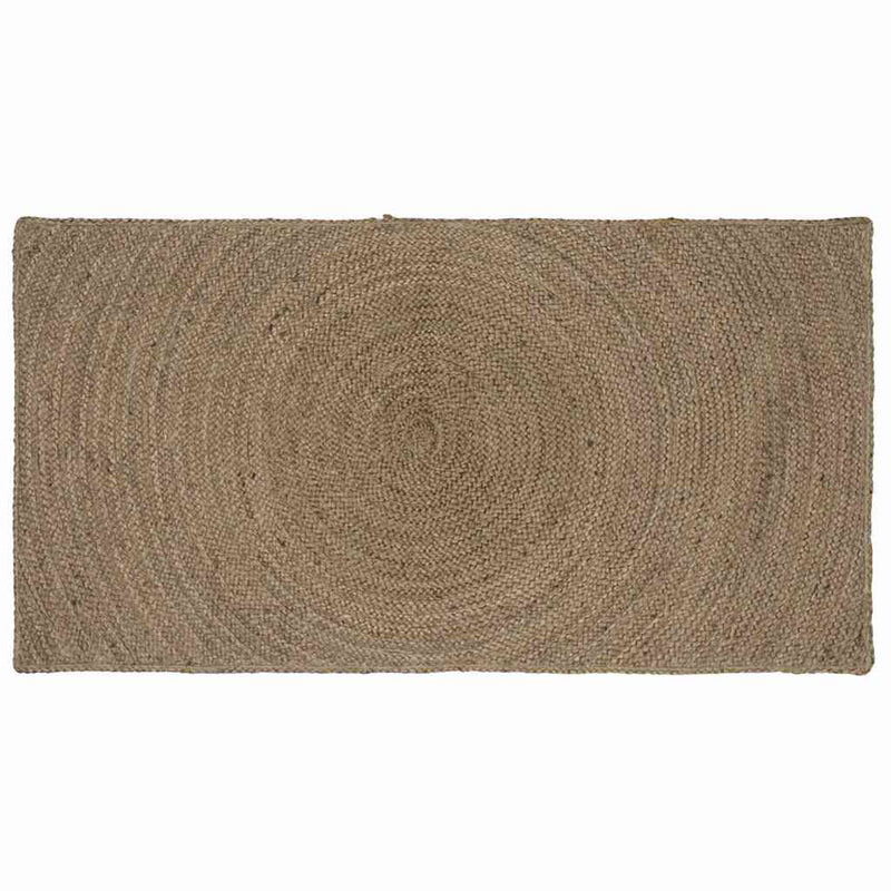 ギャラリービューアに画像をロードする, Vidaxl vloerkleden rechthoekig grijs 100 x 200 cm jute
