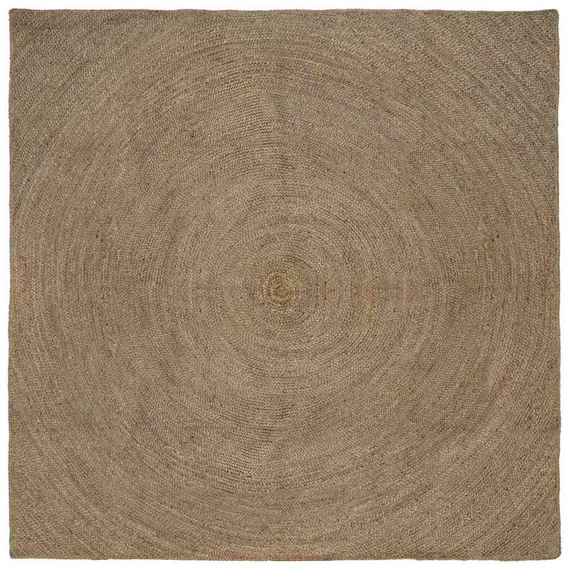 Afbeelding laden in galerijviewer, Vidaxl vloerkleden vierkant grijs 240 x 240 cm jute