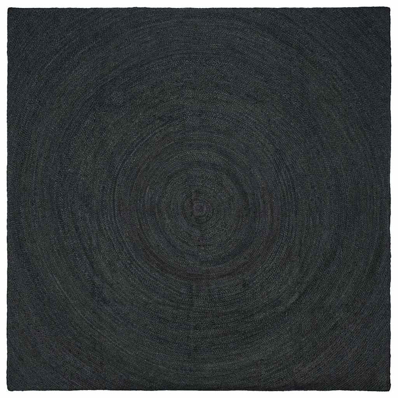 ギャラリービューアに画像をロードする, Vidaxl vloerkleden vierkant donkergrijs 240 x 240 cm jute