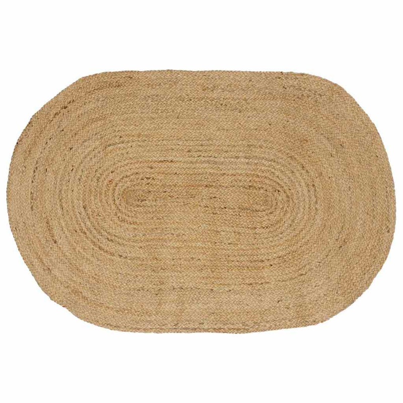 Chargez l'image dans la visionneuse de la galerie, Vidaxl vloerkleden ovaal naturel 205 x 305 cm jute