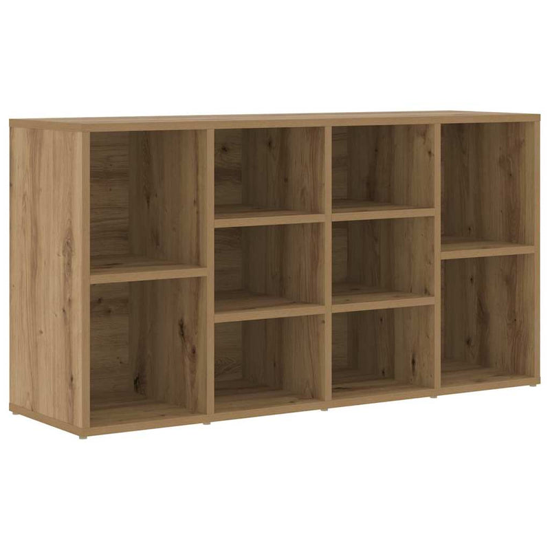 ギャラリービューアに画像をロードする, Vidaxl schoenenbank artisan eiken 103 x 30 x 54,5 cm bewerkt hout