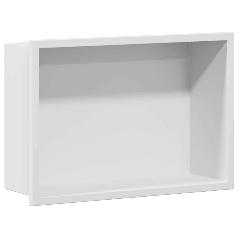 Chargez l'image dans la visionneuse de la galerie, Vidaxl douche niche wit 30 x 20 x 9,5 cm roestvrij staal