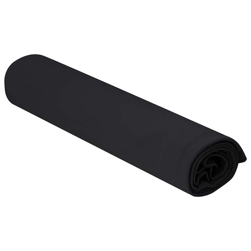 Chargez l'image dans la visionneuse de la galerie, Vidaxl sporthanddoeken 2 pcs zwart 100 x 50 cm polyester en polyamide