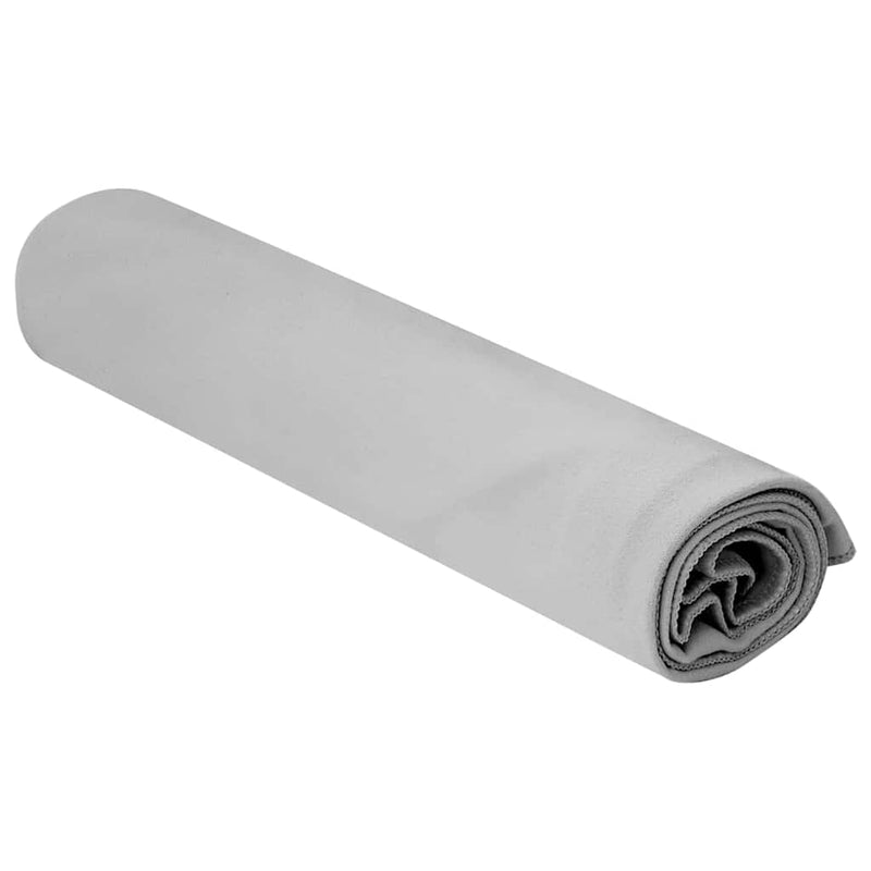 Afbeelding laden in galerijviewer, Vidaxl sporthanddoeken 2 pcs grijs 100 x 50 cm polyester en polyamide
