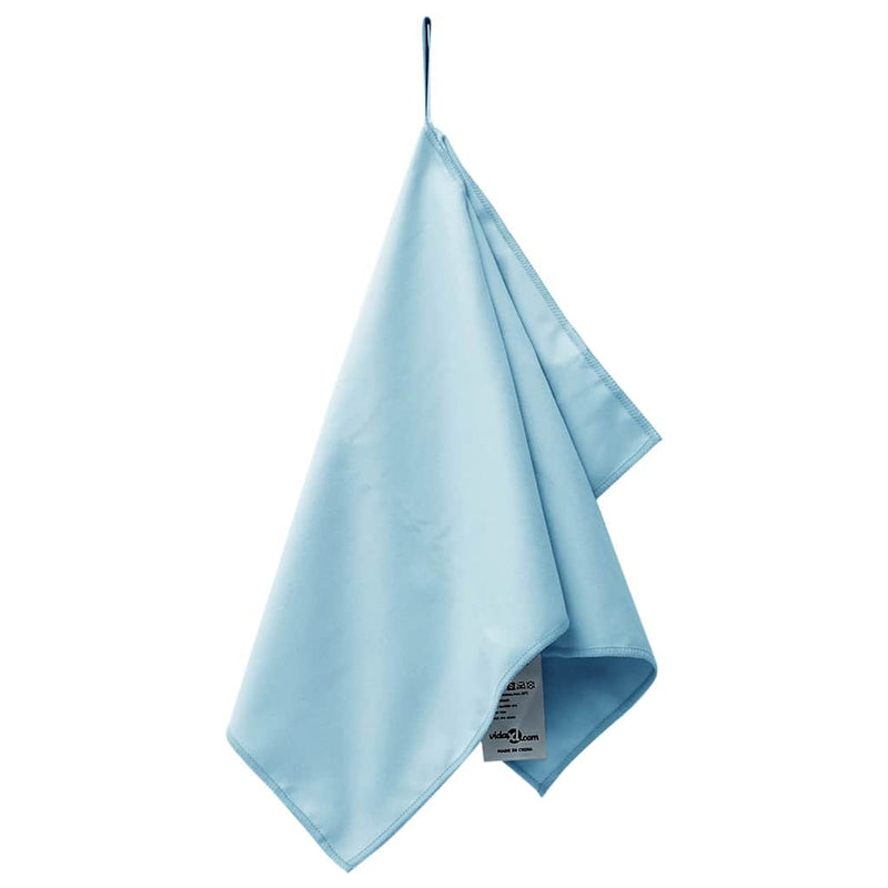 Afbeelding laden in galerijviewer, Vidaxl sporthanddoeken 2 pcs blauw 50 x 30 cm polyester en polyamide