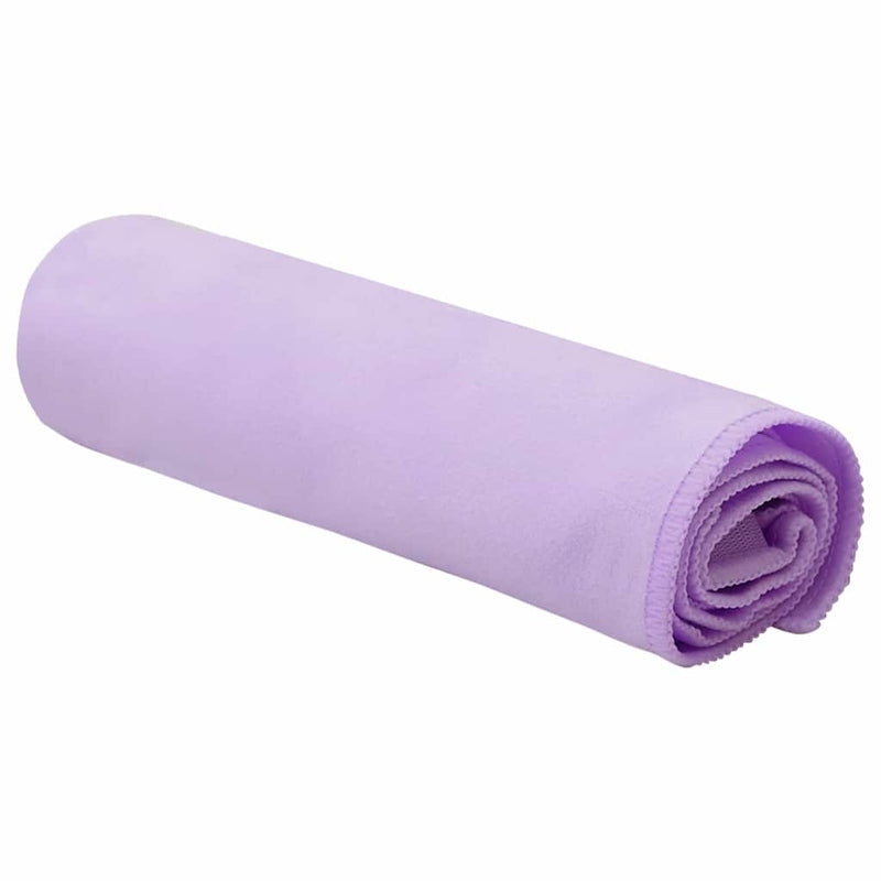 Afbeelding laden in galerijviewer, Vidaxl sporthanddoeken 2 pcs paars 50 x 30 cm polyester en polyamide