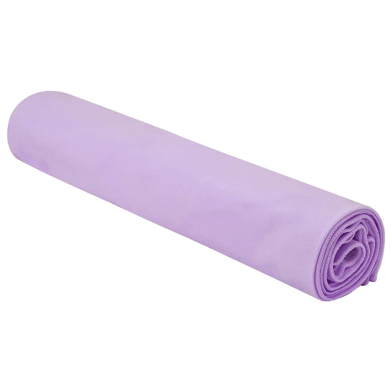 Afbeelding laden in galerijviewer, Vidaxl sporthanddoeken 2 pcs paars 140 x 70 cm polyester en polyamide