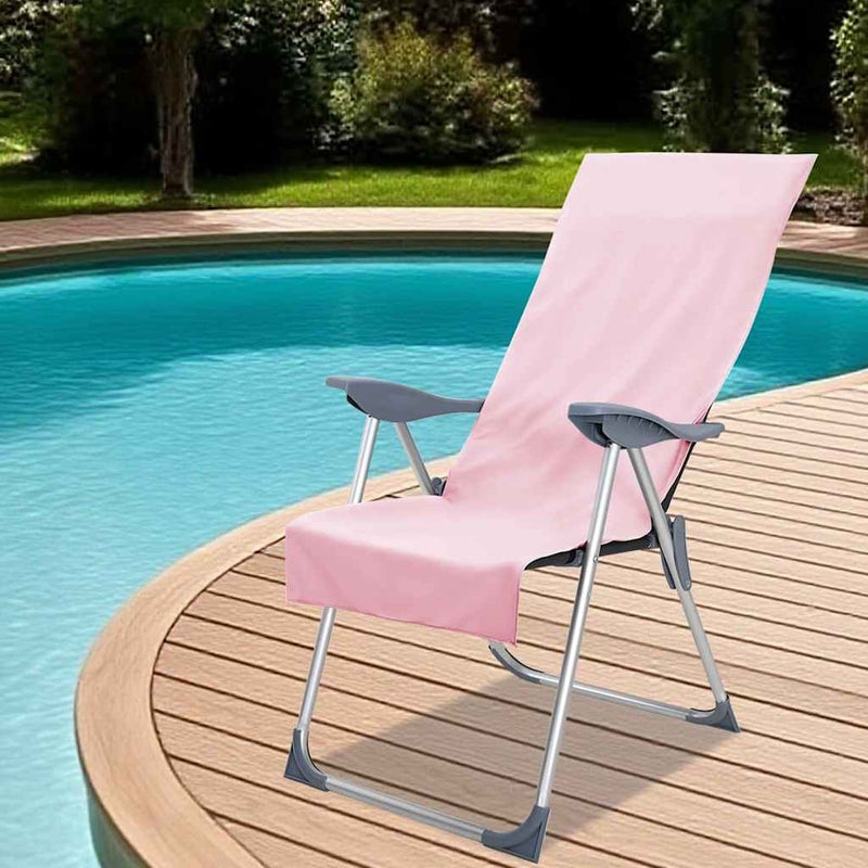 Chargez l'image dans la visionneuse de la galerie, Vidaxl buiten stoel handdoeken 2 pcs roze 130 x 60 cm