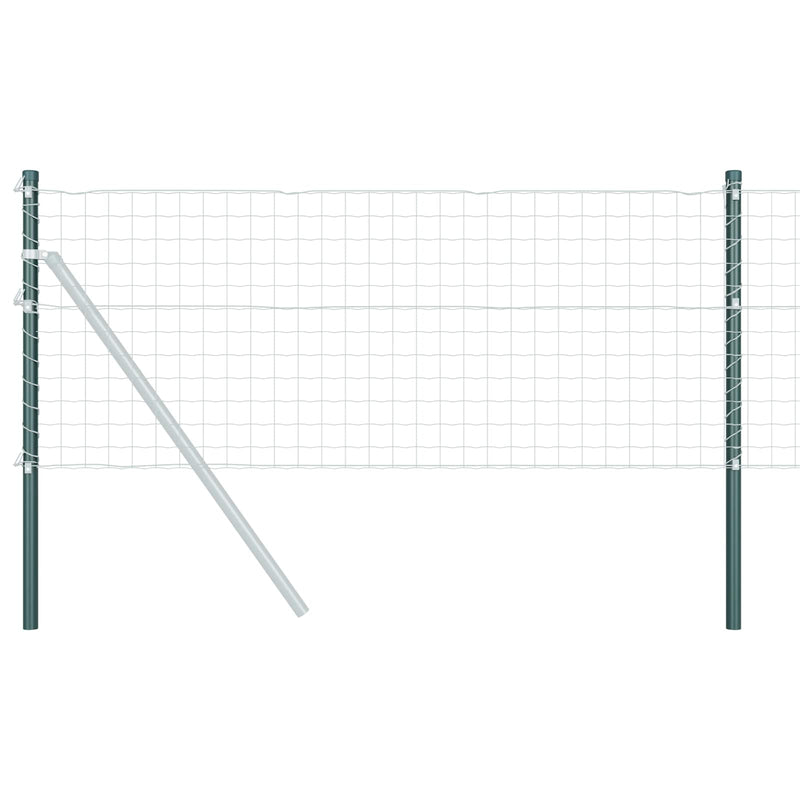 Afbeelding laden in galerijviewer, Vidaxl afrasteringspaal 12 pcs groen 80 cm poedergecoat staal