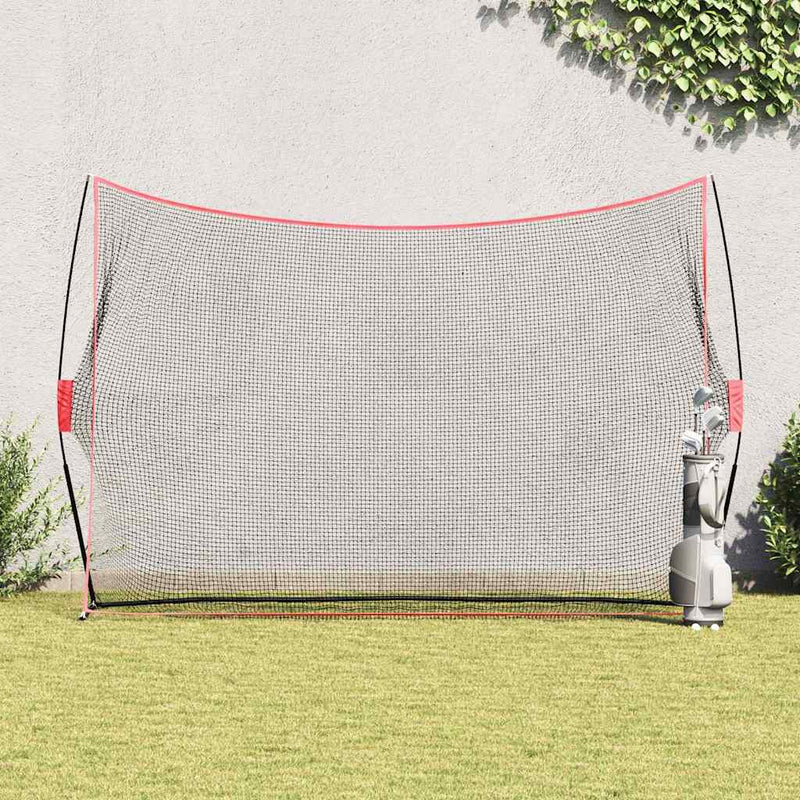 Chargez l'image dans la visionneuse de la galerie, Vidaxl golf trainingshulpmiddel zwart 314 x 92 x 214 cm polyester
