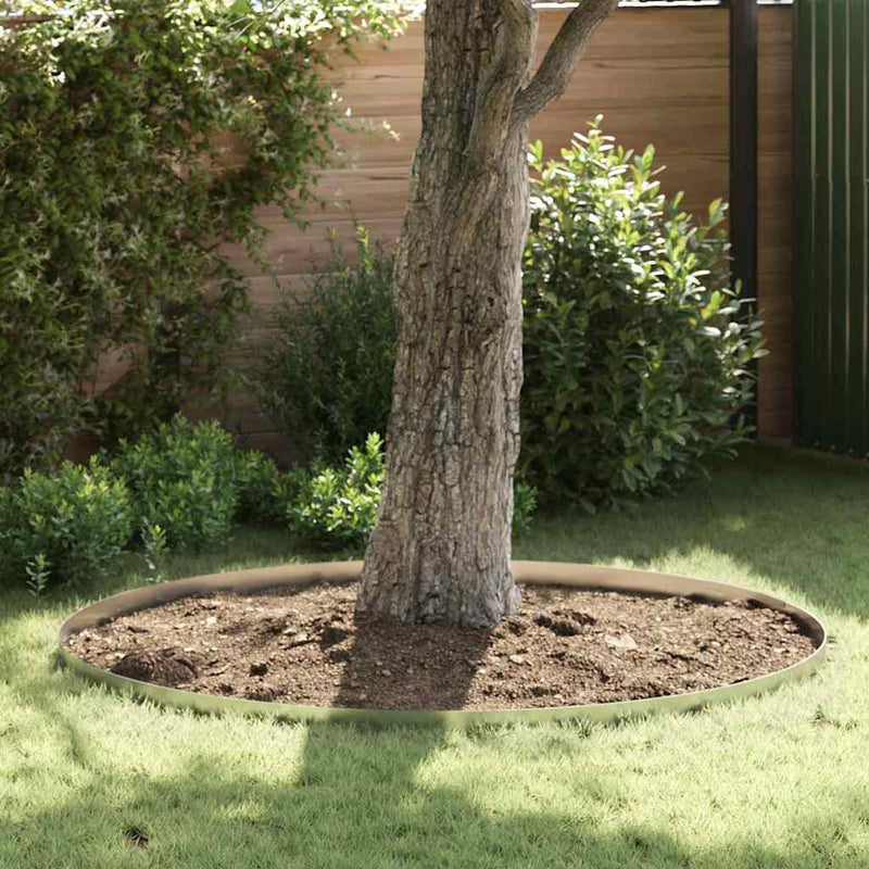 Afbeelding laden in galerijviewer, Vidaxl tuinrand 4 pcs zilver 450 x 0.05 x 15 cm gegalvaniseerd staal