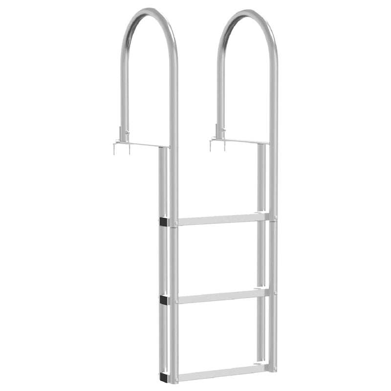 ギャラリービューアに画像をロードする, Vidaxl 3-traps steigerladder zilver 45 x 11,5 x 134 cm aluminium