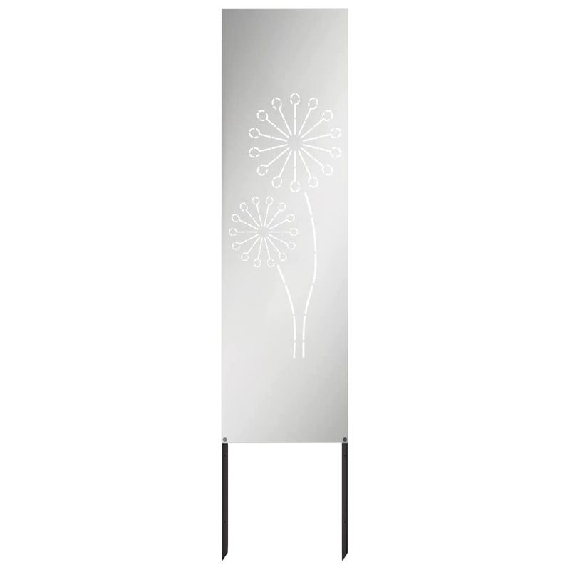 Afbeelding laden in galerijviewer, Vidaxl tuin privacy screen zilver 32 x 140 cm gegalvaniseerd staal