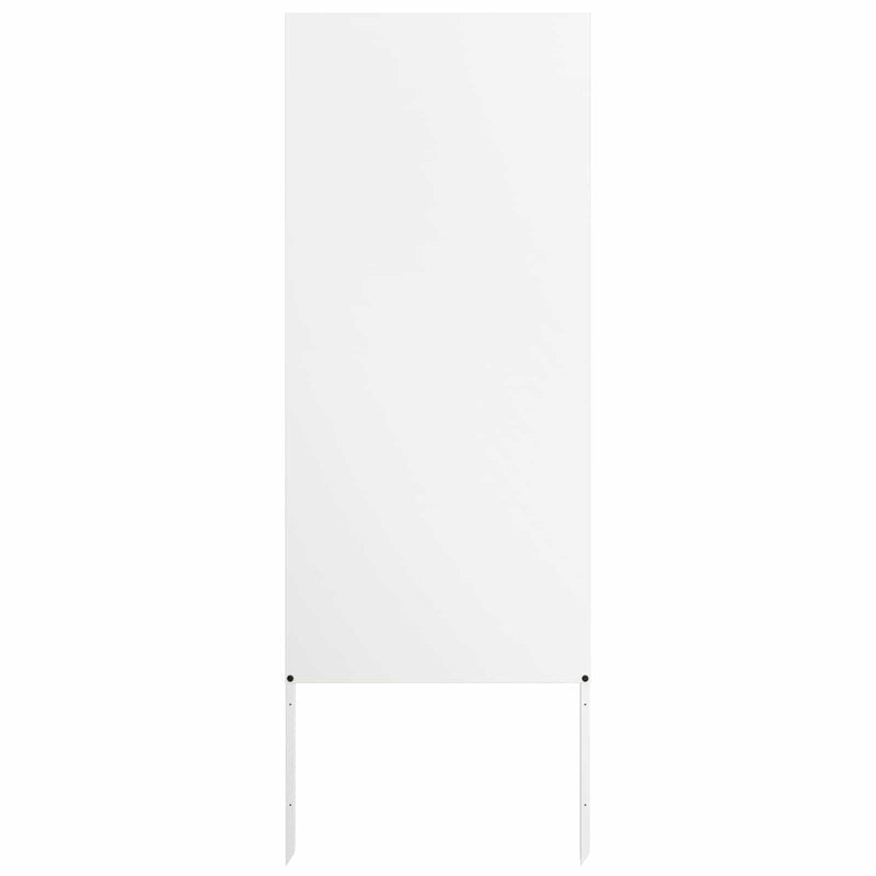 Chargez l'image dans la visionneuse de la galerie, Vidaxl tuin privacy screen fretwerk wit 50 x 140 cm koudgewalst staal