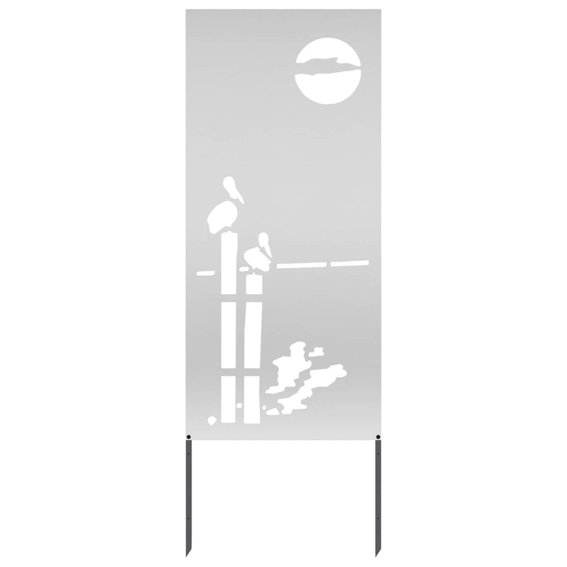 Chargez l'image dans la visionneuse de la galerie, Vidaxl tuin privacy screen zilver 50 x 140 cm gegalvaniseerd staal