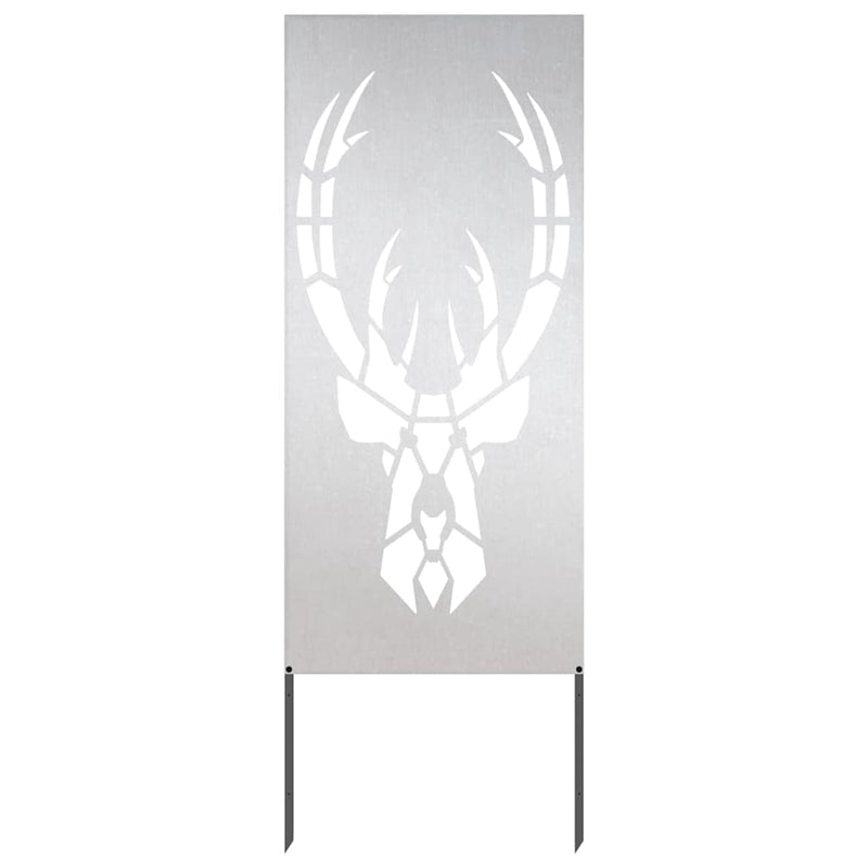 Afbeelding laden in galerijviewer, Vidaxl tuin privacy screen zilver 50 x 140 cm roestvrij staal