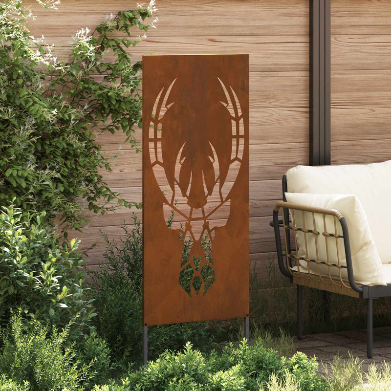 Chargez l'image dans la visionneuse de la galerie, Vidaxl tuin privacy screen dierenprint roestig 50 x 140 cm cortenstaal