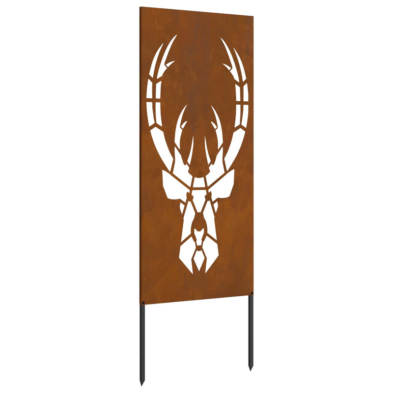 Chargez l'image dans la visionneuse de la galerie, Vidaxl tuin privacy screen dierenprint roestig 50 x 140 cm cortenstaal