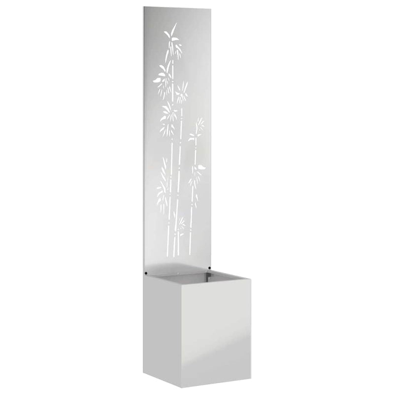 Afbeelding laden in galerijviewer, Vidaxl tuin privacy screen zilver 32 x 140 cm gegalvaniseerd staal