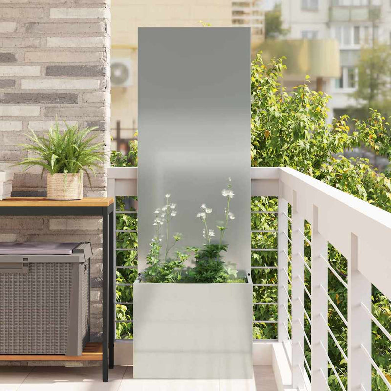 Chargez l'image dans la visionneuse de la galerie, Vidaxl tuin privacy screen fretwerk zilver 50 x 32 x 150 cm