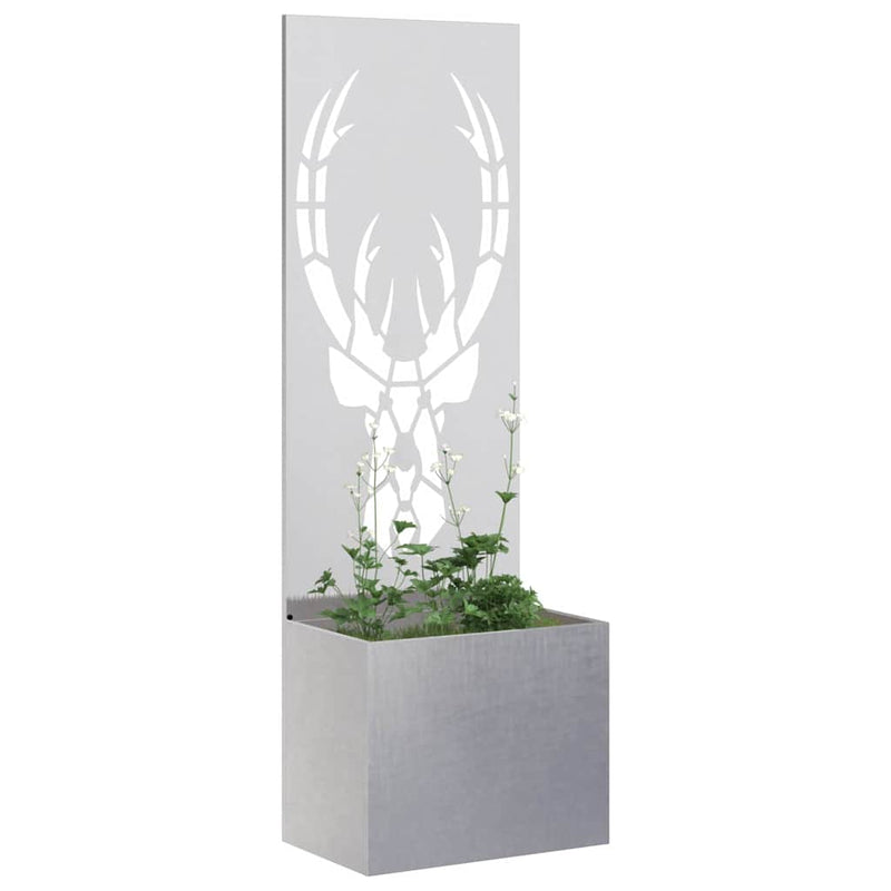 Chargez l'image dans la visionneuse de la galerie, Vidaxl tuin privacy screen zilver 50 x 140 cm roestvrij staal