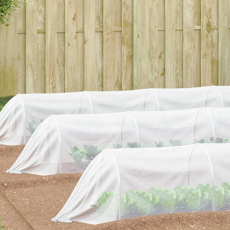 Chargez l'image dans la visionneuse de la galerie, Vidaxl insecten net wit 2 x 50 m polyetheen