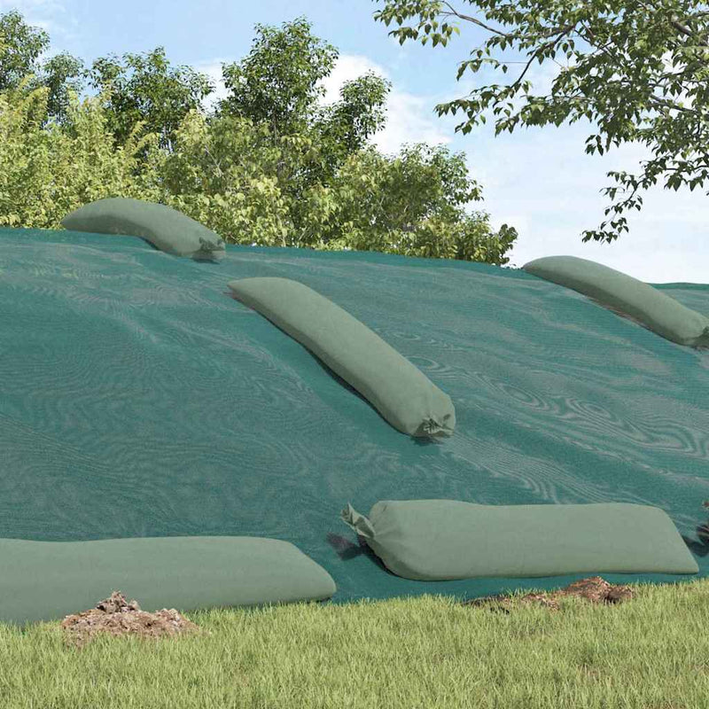 Afbeelding laden in galerijviewer, Vidaxl siloafdekking groen 8 x 5 m hdpe