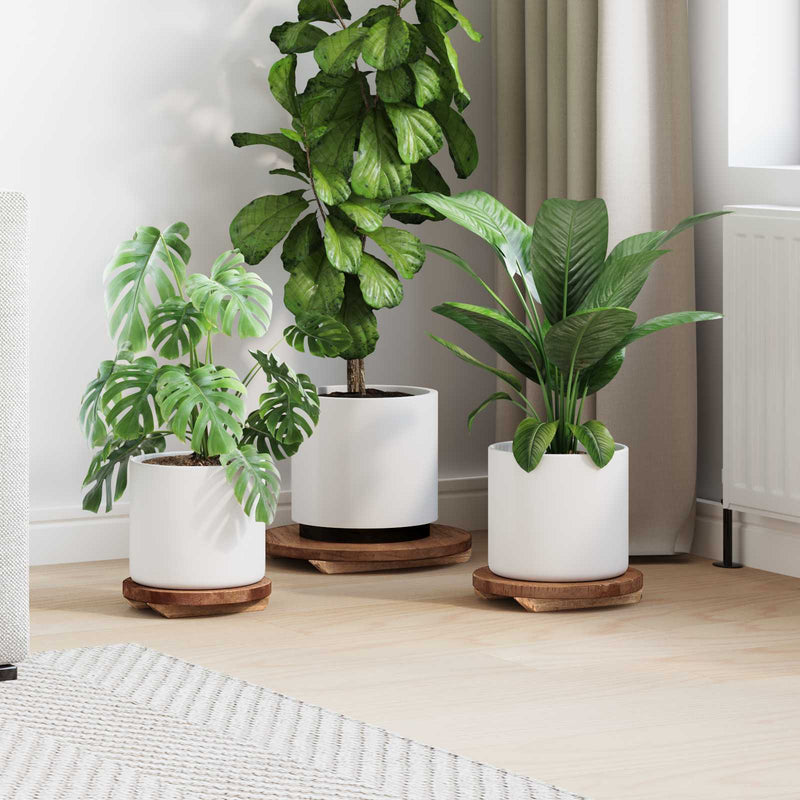 ギャラリービューアに画像をロードする, Vidaxl plant stool 3 pcs bruin mahoniehout
