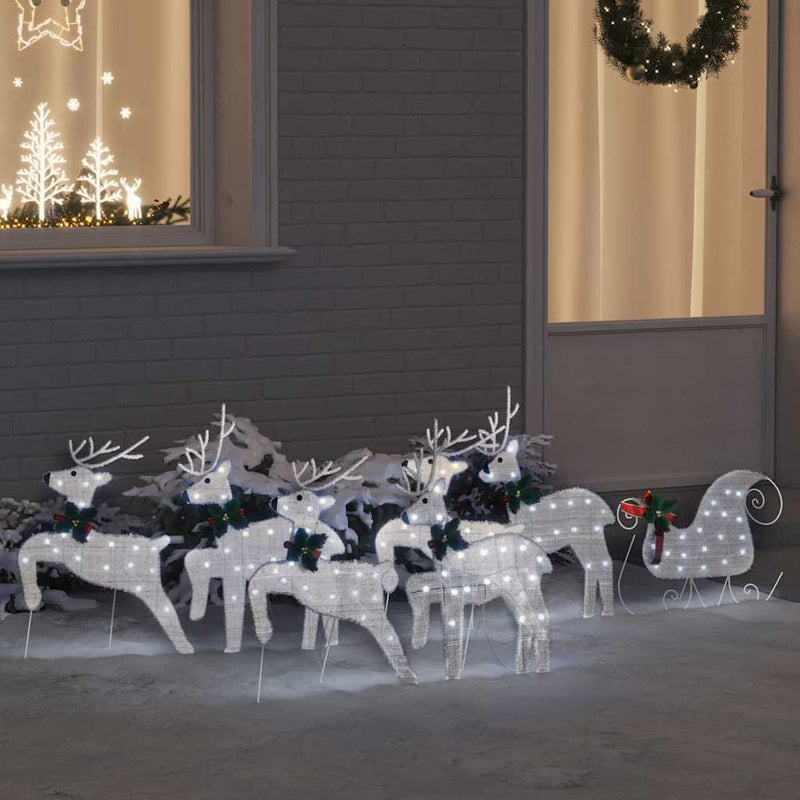 ギャラリービューアに画像をロードする, Vidaxl led rendieren 7 pcs zilver stof
