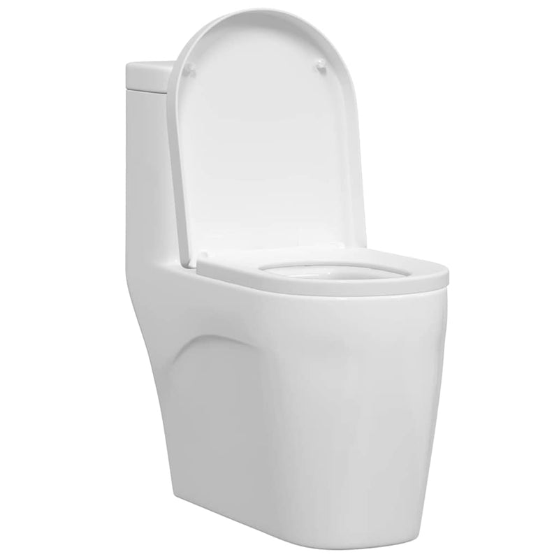 Chargez l'image dans la visionneuse de la galerie, Vidaxl toiletzitting verstelbaar wit 48 x 36,5 x 4,5 cm polypropyleen