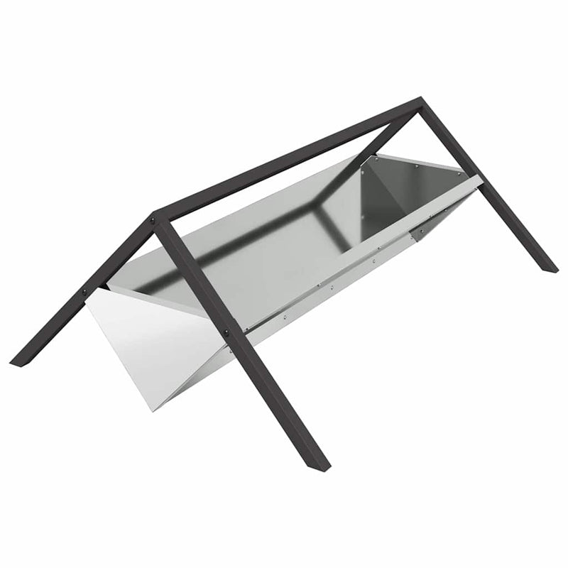 ギャラリービューアに画像をロードする, Vidaxl voederbak voor vee zilver 111 x 76 x 38 cm gegalvaniseerd staal