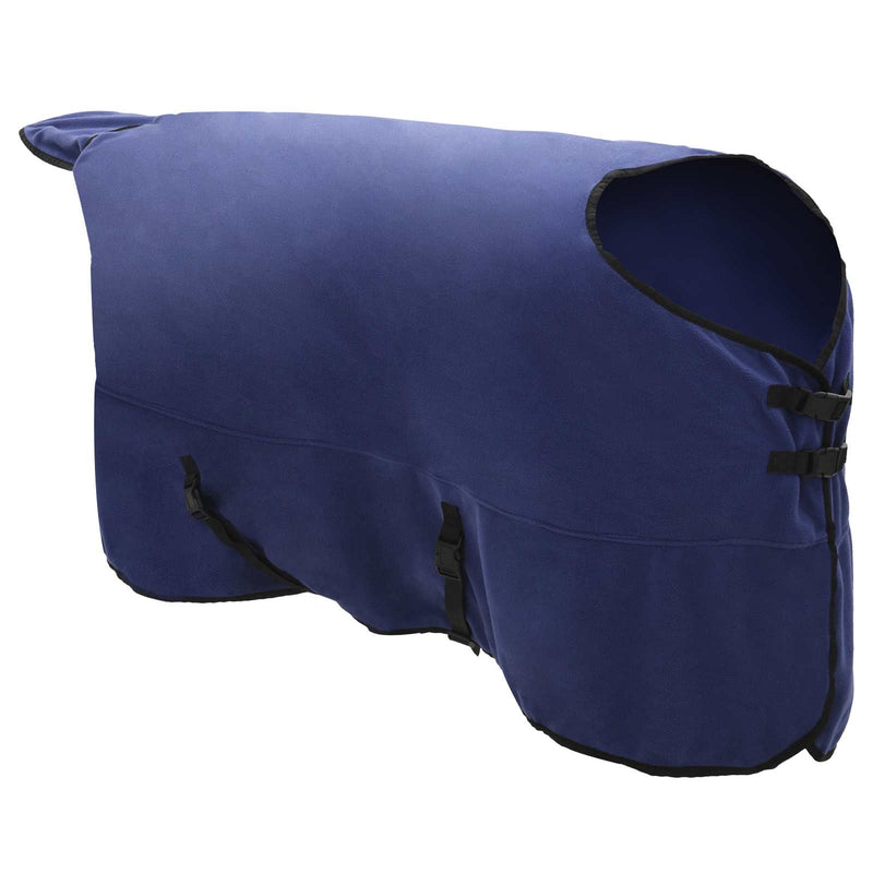 Chargez l'image dans la visionneuse de la galerie, Vidaxl paardendeken marineblauw polyester
