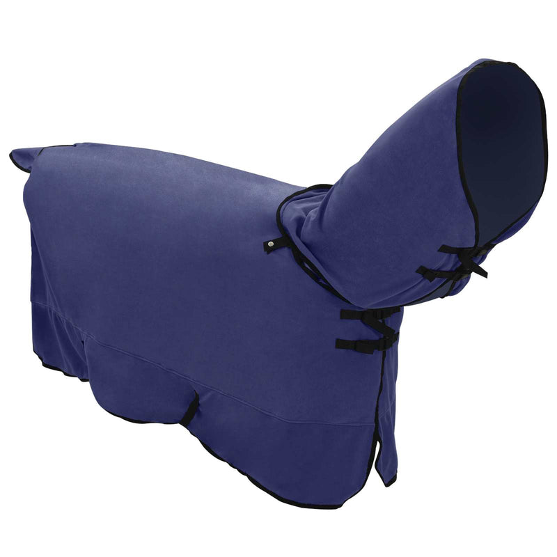 Chargez l'image dans la visionneuse de la galerie, Vidaxl paardendeken marineblauw polyester