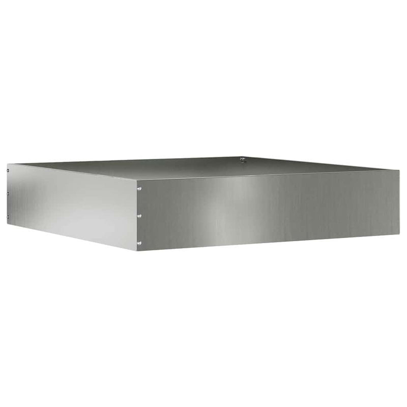 Afbeelding laden in galerijviewer, Vidaxl tuinrand zilver 60 x 60 x 13 cm gegalvaniseerd staal