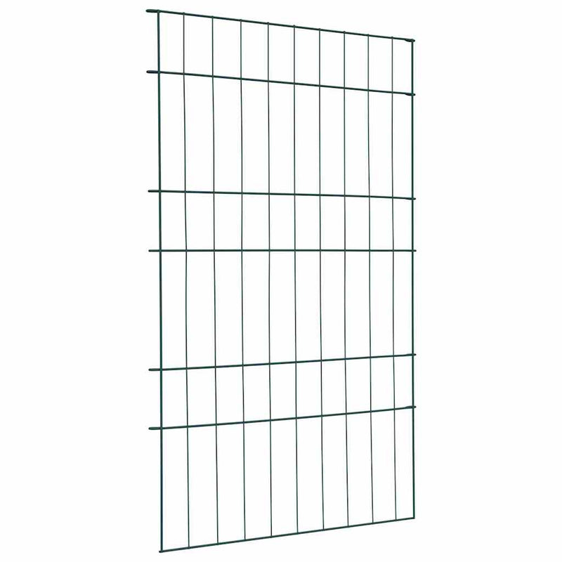 Afbeelding laden in galerijviewer, Vidaxl vijverhekken set 8 pcs groen 50 x 80 cm staal