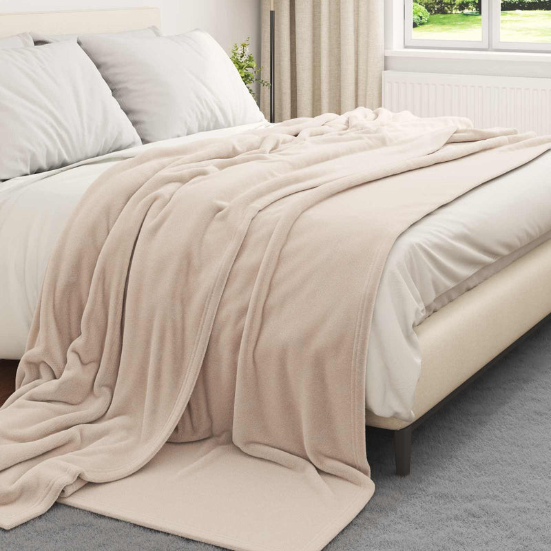 ギャラリービューアに画像をロードする, Vidaxl kleden 6 pcs beige 220 x 240 cm fleece