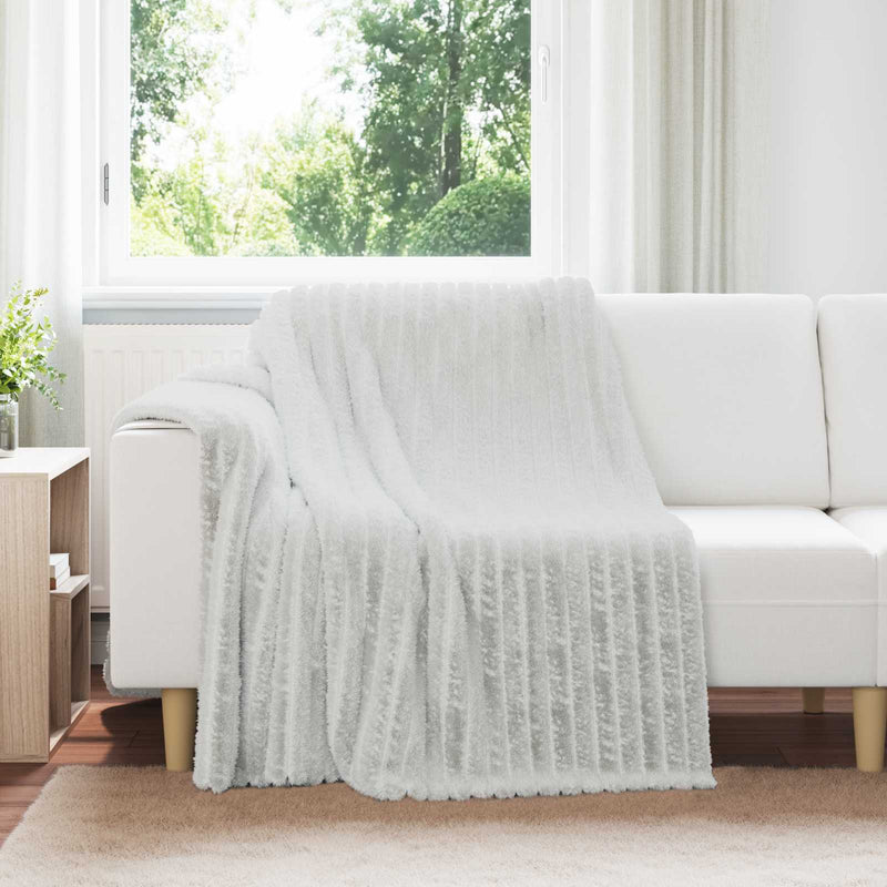 Chargez l'image dans la visionneuse de la galerie, Vidaxl gooi deken grijs 200 x 150 cm fleece