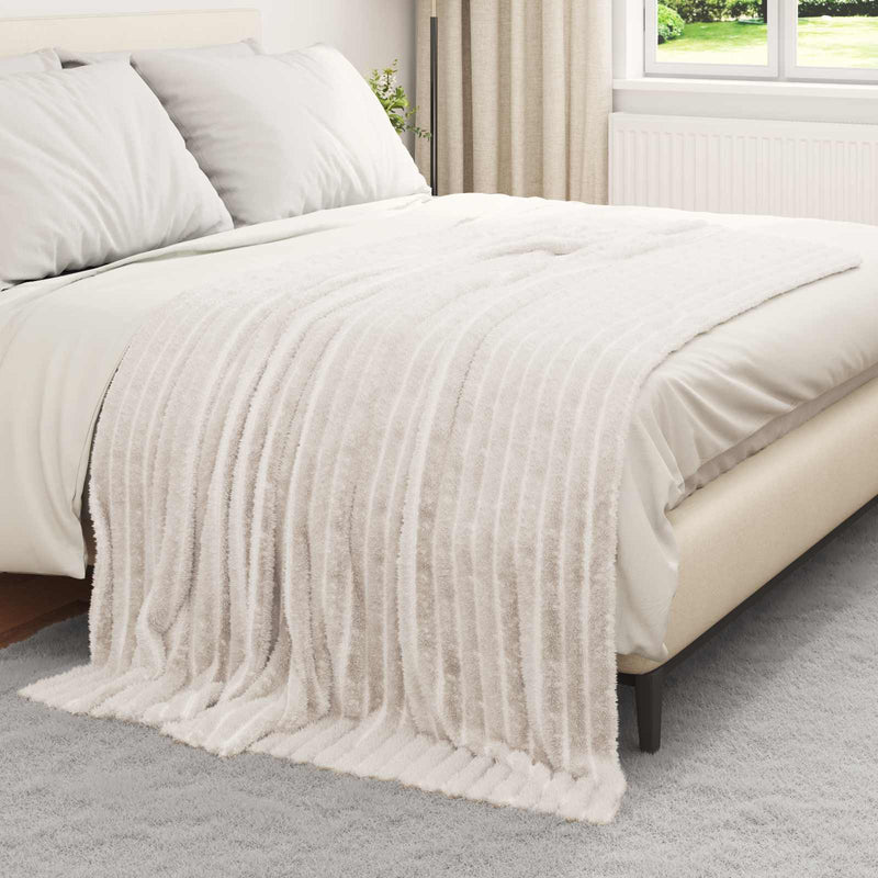 ギャラリービューアに画像をロードする, Vidaxl kleden 6 pcs crème 200 x 150 cm fleece