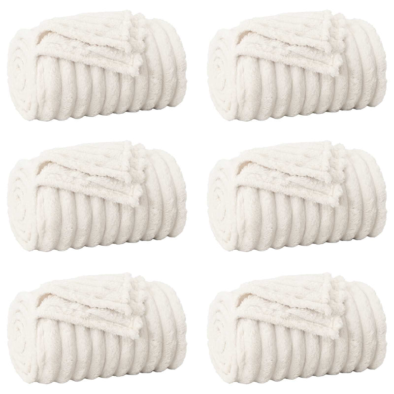 Afbeelding laden in galerijviewer, Vidaxl kleden 6 pcs crème 240 x 220 cm fleece